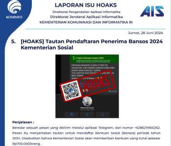 Isu Hoaks 28 Juni 2024