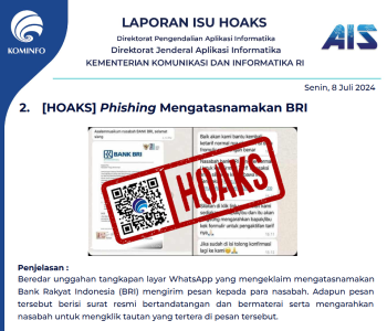 Isu Hoaks 8 Juli 2024