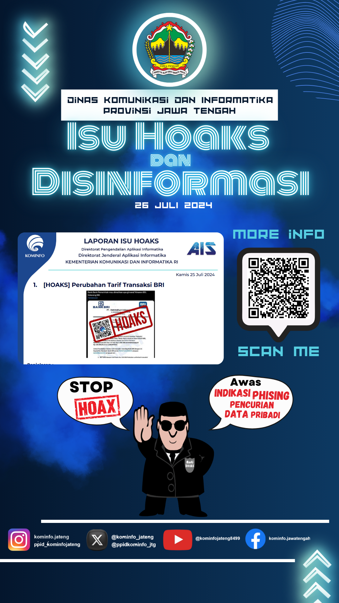 Isu Hoaks & Disinformasi 25 Juli 2024