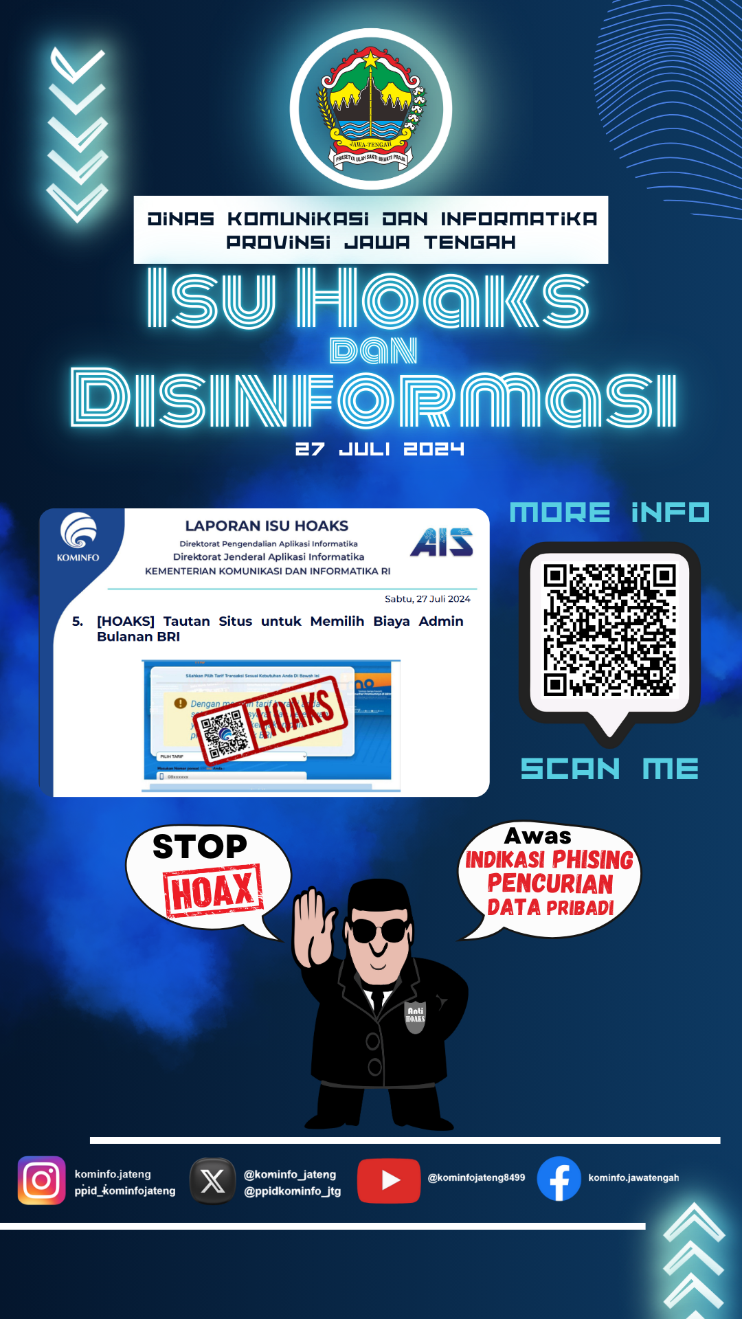 Isu Hoaks & Disinformasi 28 Juli 2024
