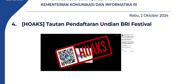 Isu Hoaks 2 Oktober 2024