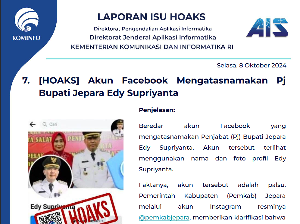 Isu Hoaks 8 Oktober