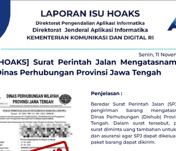 Isu Hoaks 11 November 2024