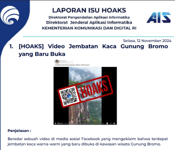 Isu Hoaks 12 November 2024