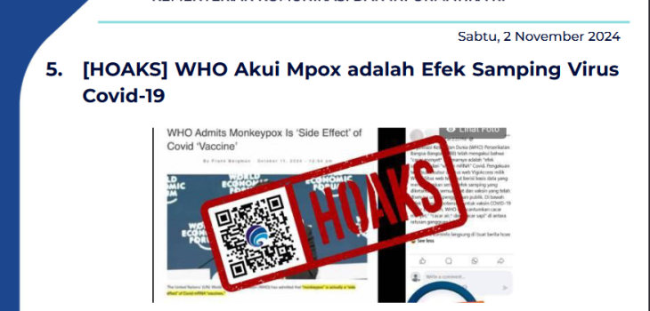 Isu Hoaks 2 November 2024