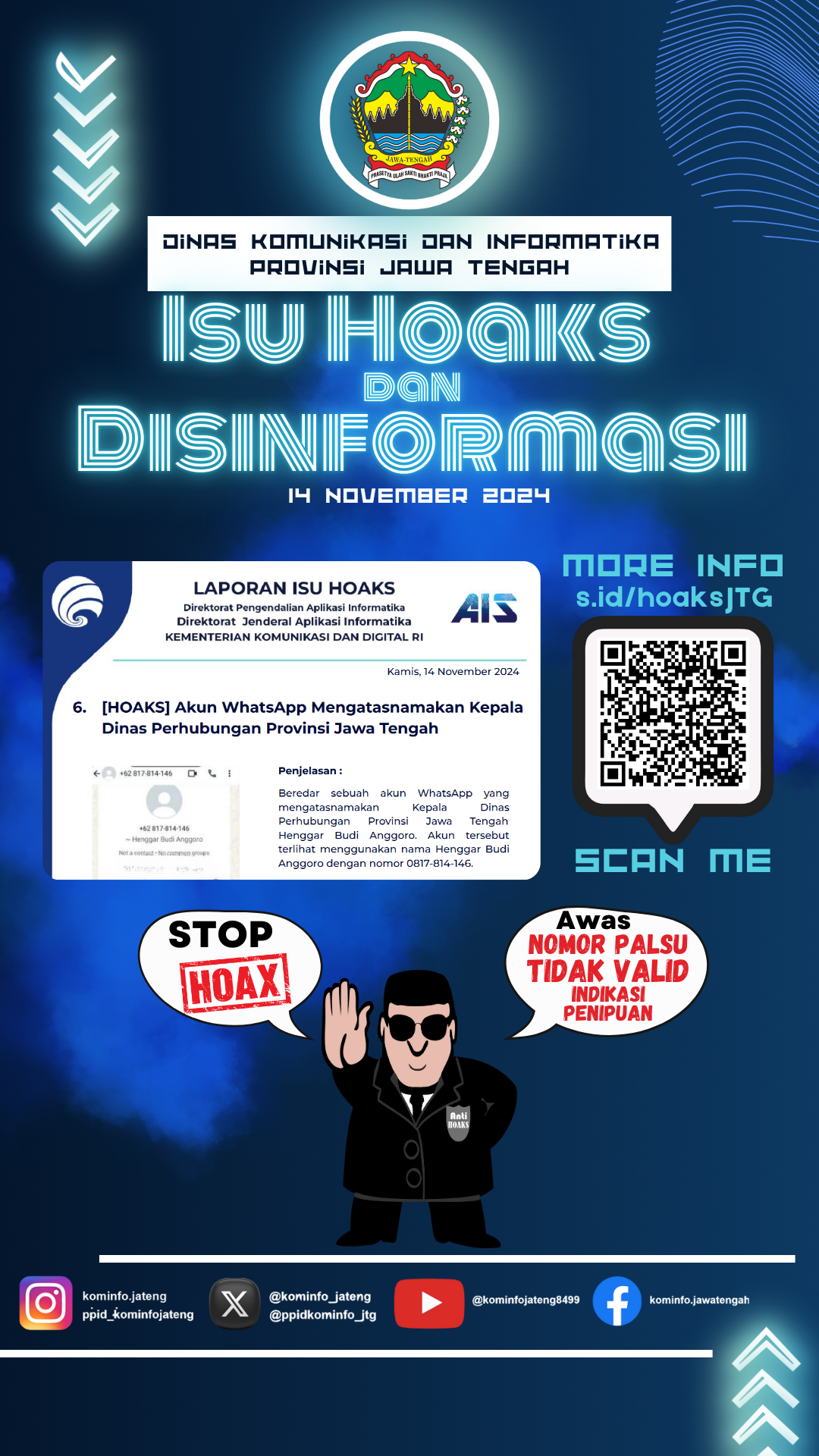 Isu Hoaks & Disinformasi 14 November 2024