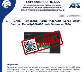 Isu Hoaks 14 Desember 2024