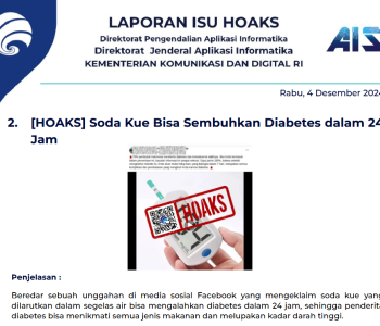 Isu Hoaks 4 Desember 2024