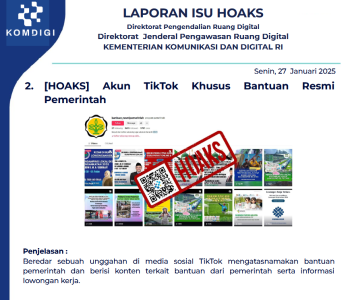 Isu Hoaks 27 Januari 2025