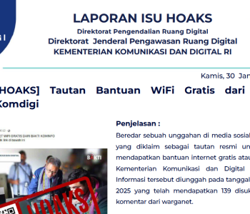 Isu Hoaks 30 Januari 2025
