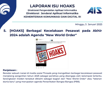 Isu Hoaks 5 Januari 2025