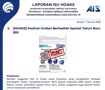 Isu Hoaks 7 Januari 2025
