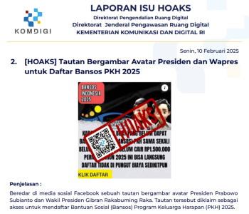 Isu Hoaks 10 februari 2025