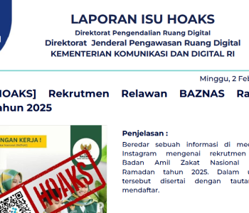 Isu Hoaks 2 februari 2025