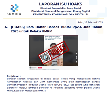 Isu Hoaks 26 februari 2025