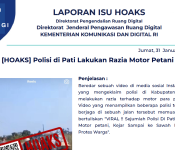 Isu Hoaks 31 Januari 2025