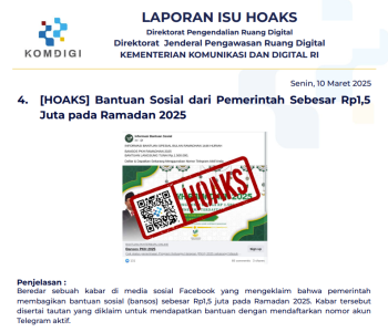Isu Hoaks 10 Maret 2025
