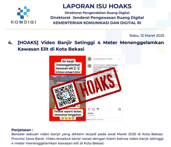 Isu Hoaks 12 Maret 2025