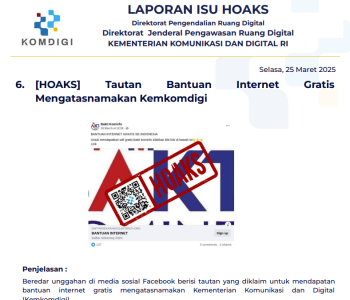 Isu Hoaks 25 Maret 2025