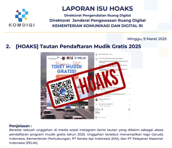 Isu Hoaks 9 Maret 2025