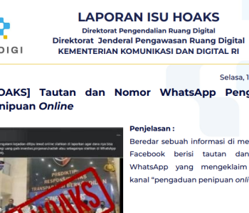 Isu Hoaks 1 April 2025