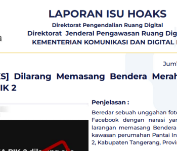 Isu Hoaks 11 April 2025