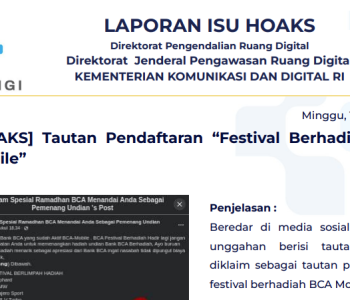 Isu Hoaks 13 April 2025