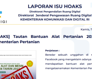 Isu Hoaks 17 April 2025