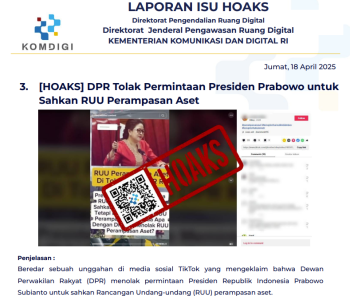 Isu Hoaks 18 April 2025