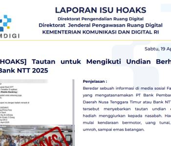 Isu Hoaks 19 April 2025