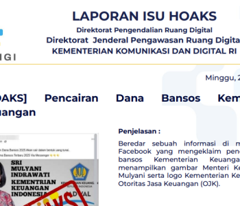 Isu Hoaks 20 April 2025