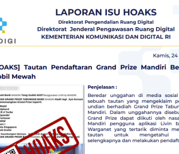 Isu Hoaks 24 April 2025