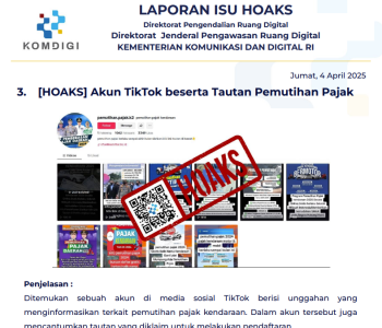 Isu Hoaks 4 April 2025