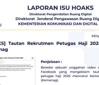 Isu Hoaks 11 Mei 2025