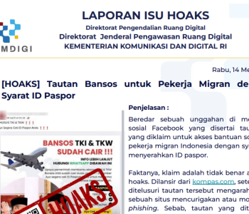 Isu Hoaks 14 Mei 2025