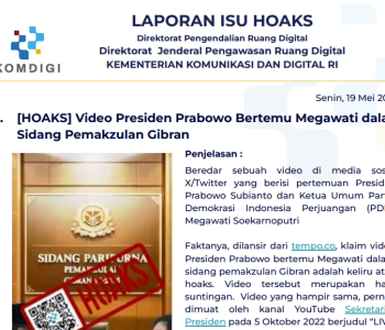 Isu Hoaks 19 Mei 2025