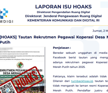 Isu Hoaks 2 Mei 2025