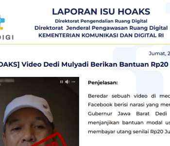 Isu Hoaks 23 Mei 2025