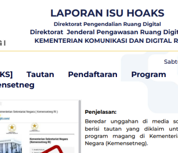 Isu Hoaks 24 Mei 2025