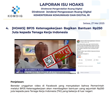 Isu Hoaks 27 Mei 2025