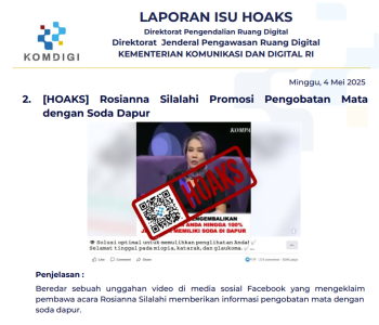 Isu Hoaks 4 Mei 2025
