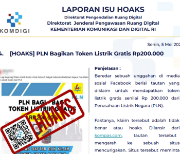 Isu Hoaks 5 Mei 2025