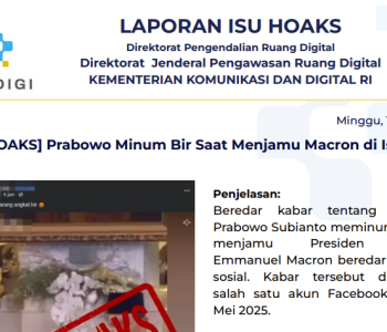 Isu Hoaks 1 Juni 2025