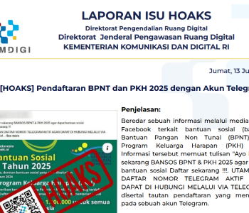 Isu Hoaks 13 Juni 2025