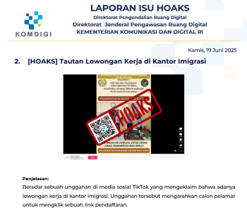 Isu Hoaks 19 Juni 2025