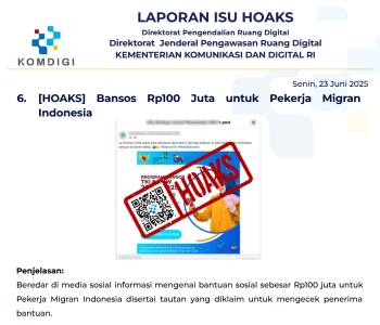 Isu Hoaks 23 Juni 2025