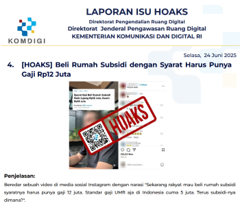 Isu Hoaks 24 Juni 2025