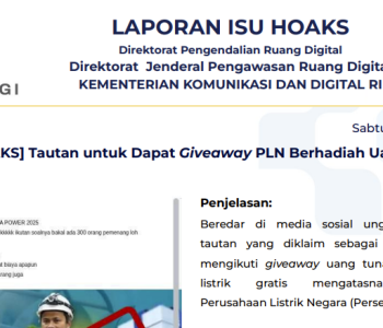 Isu Hoaks 31 Mei 2025