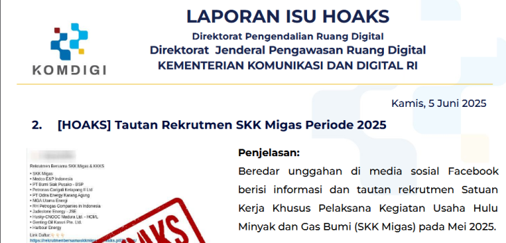 Isu Hoaks 5 Juni 2025