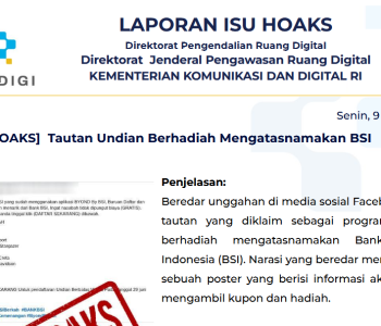 Isu Hoaks 9 Juni 2025